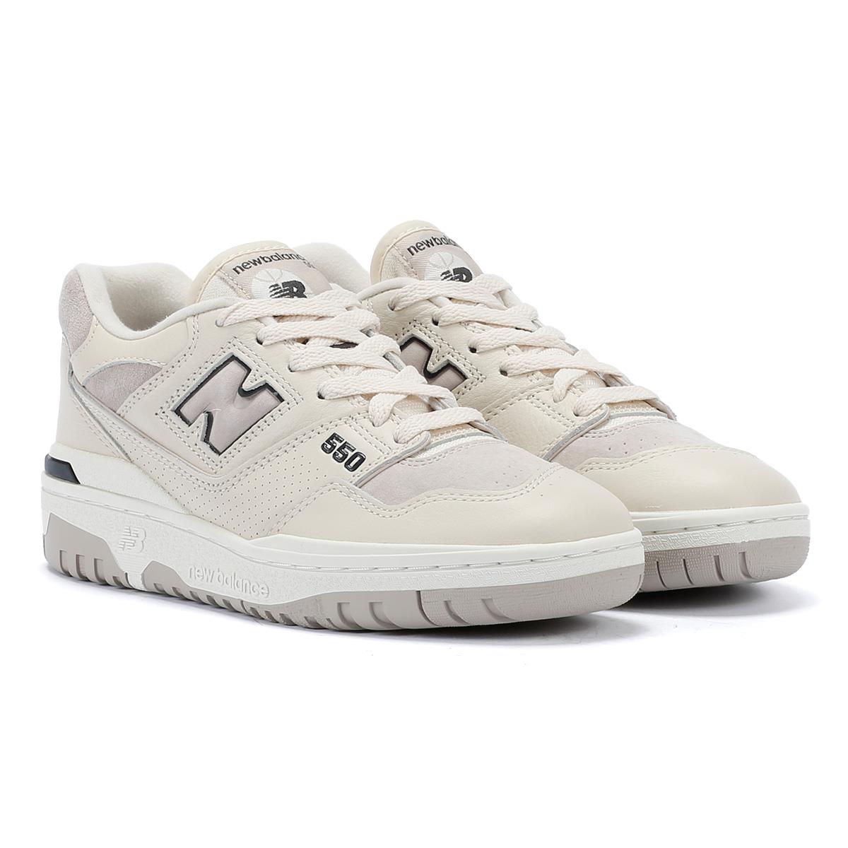 New Balance 550 Sneakers En Lin Pour Femmes / Lin Lunaire / Cuir Fantôme