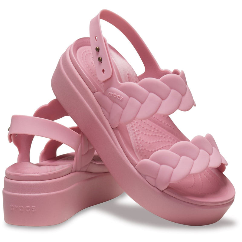 Crocs Brooklyn Woven Sandales Rosette Pour Femme En Thermoplastique
