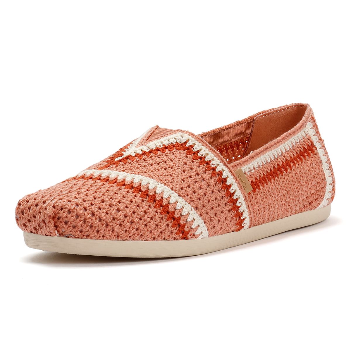 TOMS Alpargata Classic Espadrilles Roses En Coton Pour Femmes