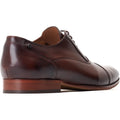 Base London Angelo Chaussures Oxford Marron/Noire En Cuir Pour Hommes