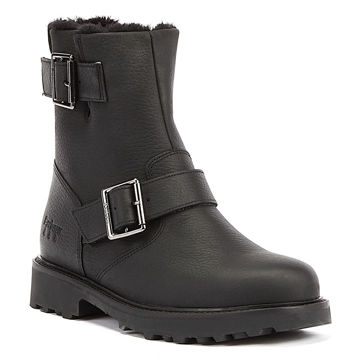 Barbour Bottes Noires Pour Femmes Derwent