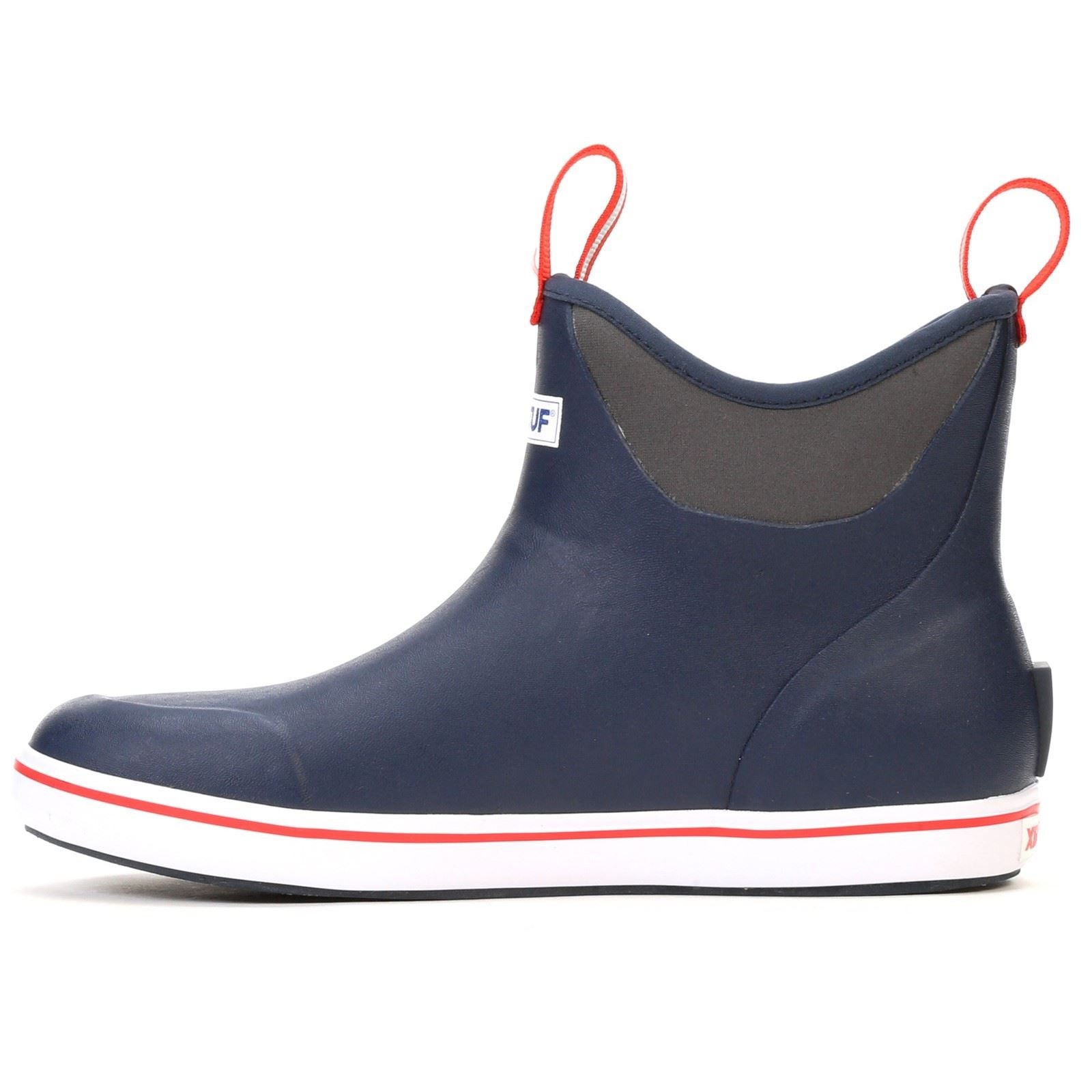 Xtratuf Bottes En Caoutchouc Wellington Marine/Rouge À Tige Courte
