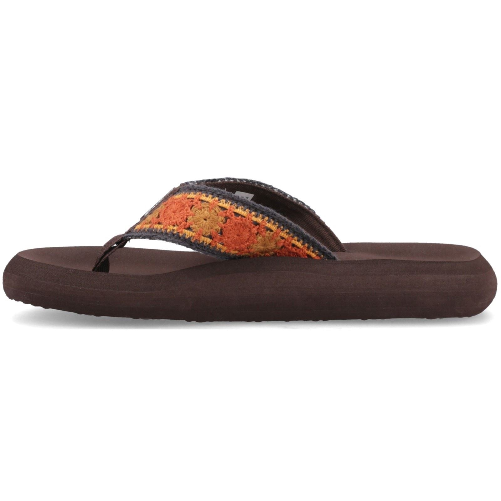 Rocket Dog Spotlight Marlow Tongs Femme Marron/Multi En Textile