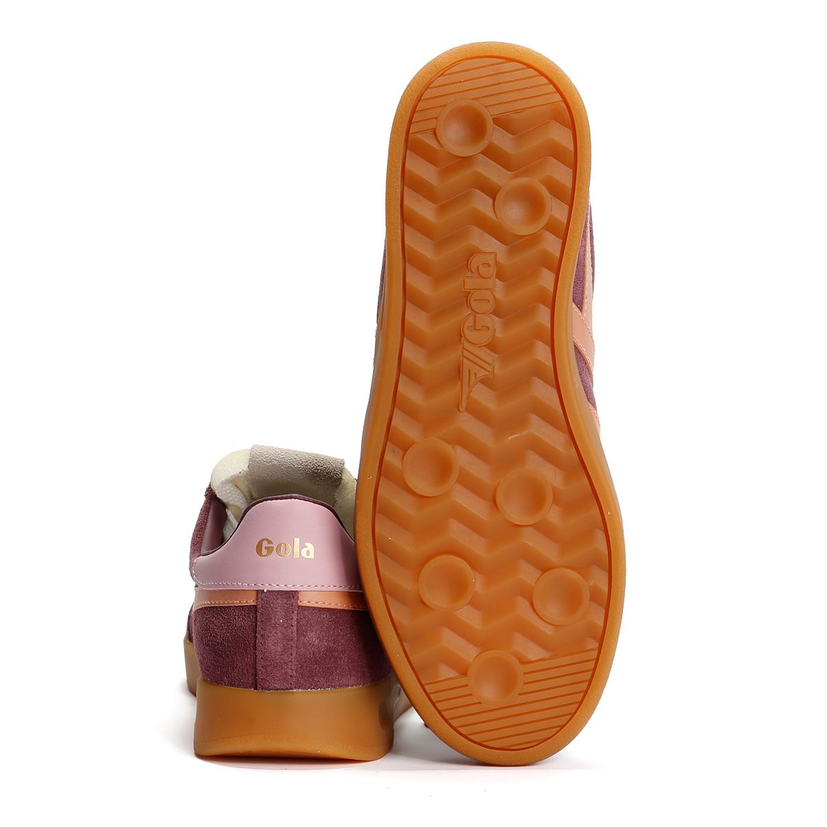 Gola Cyclone Baskets Violettes Suede Pour Femmes