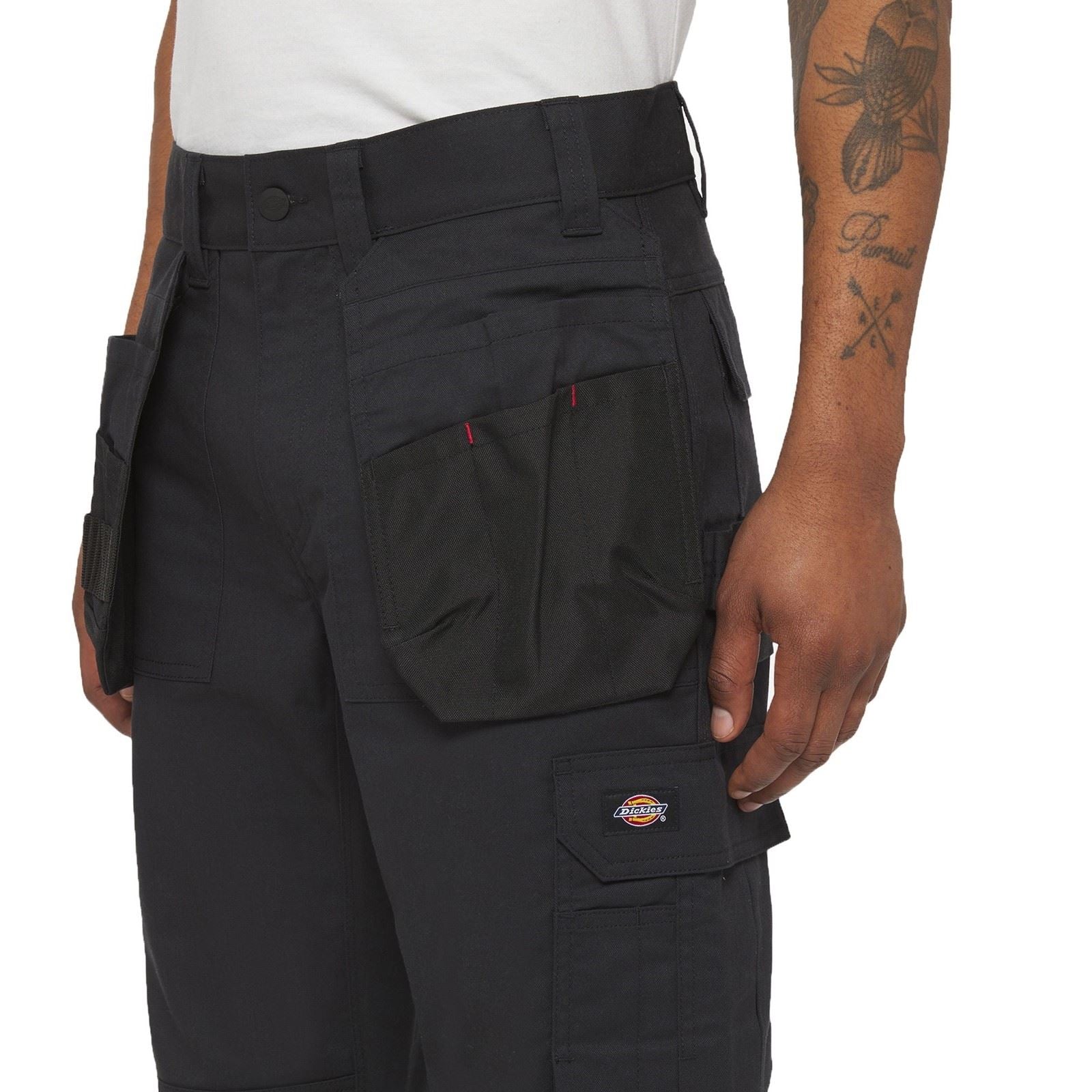 Dickies Multi Pocket Utility Pantalon De Travail Noir En Polyester Pour Homme