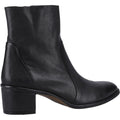 Hush Puppies Winona Bottes Noires En Cuir Pour Femmes