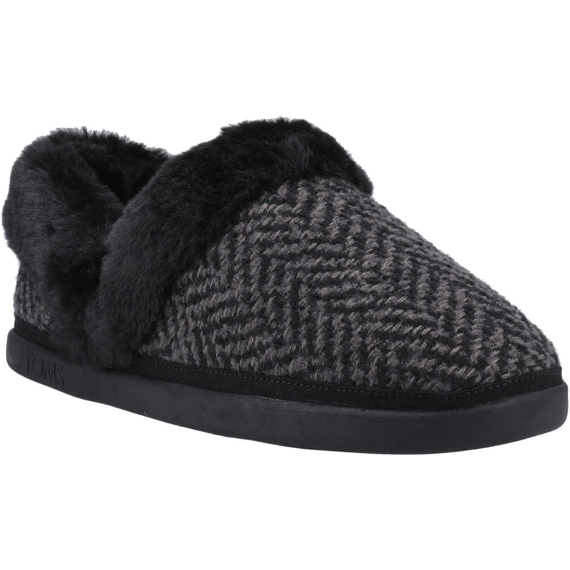TOMS Oslo Chaussons Noirs Pour Femmes En Polyester