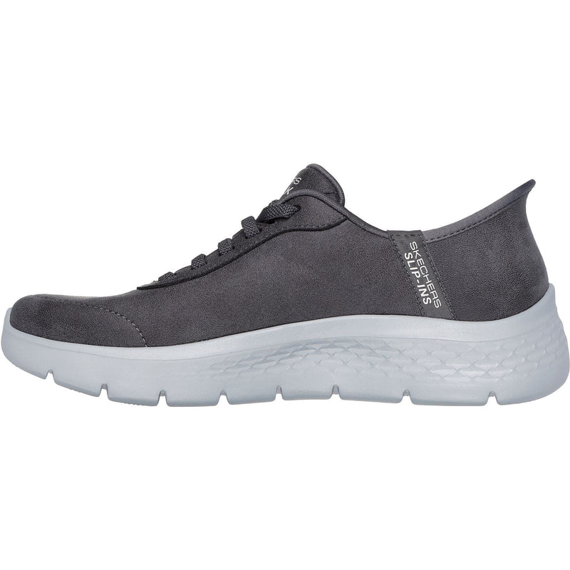 Skechers Go Walk Flex Mali Chaussures De Sport Pour Femmes En Toile Anthracite