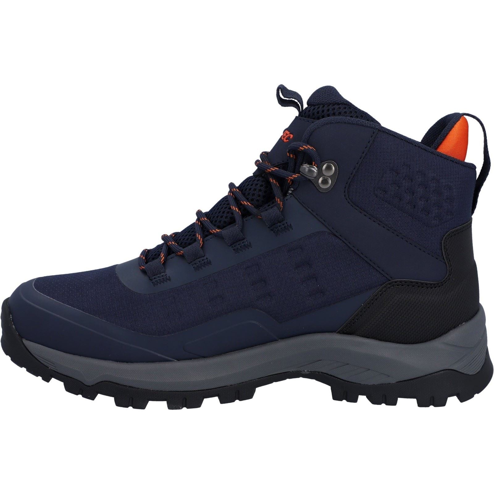 Hi-Tec Storm Expedition Sport Bottes De Randonnée Homme En Polyuréthane Bleu Marine/orange