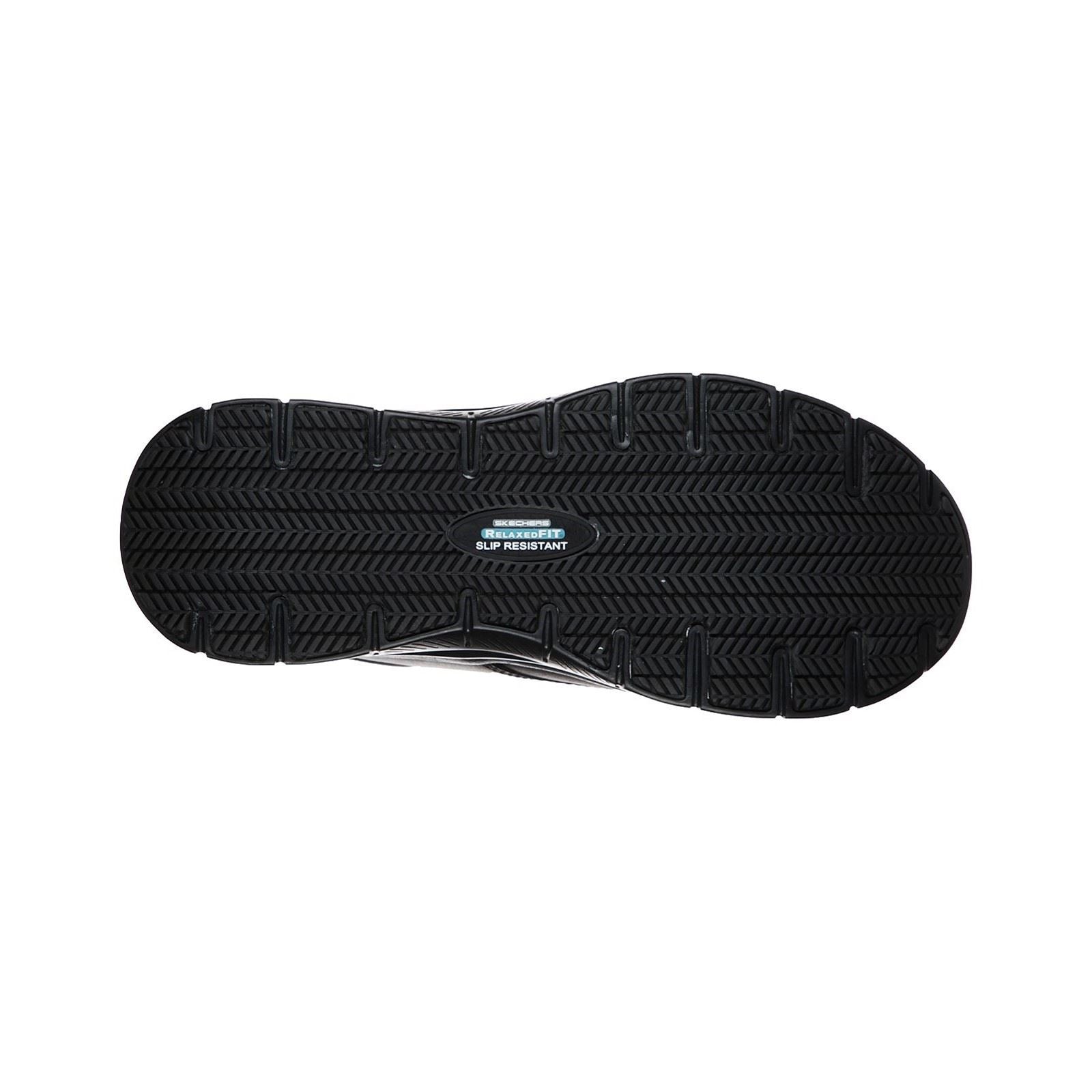 Skechers Workwear Flex Advantage - Fourche Sr Chaussures De Sécurité Noires En Synthétique Pour Hommes