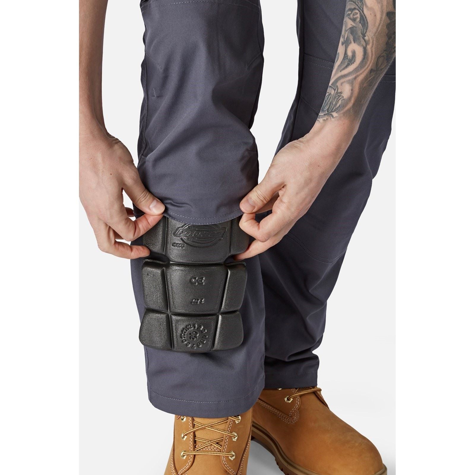 Dickies Action Flex Pantalons D'extérieur Pour Hommes En Polyester Gris