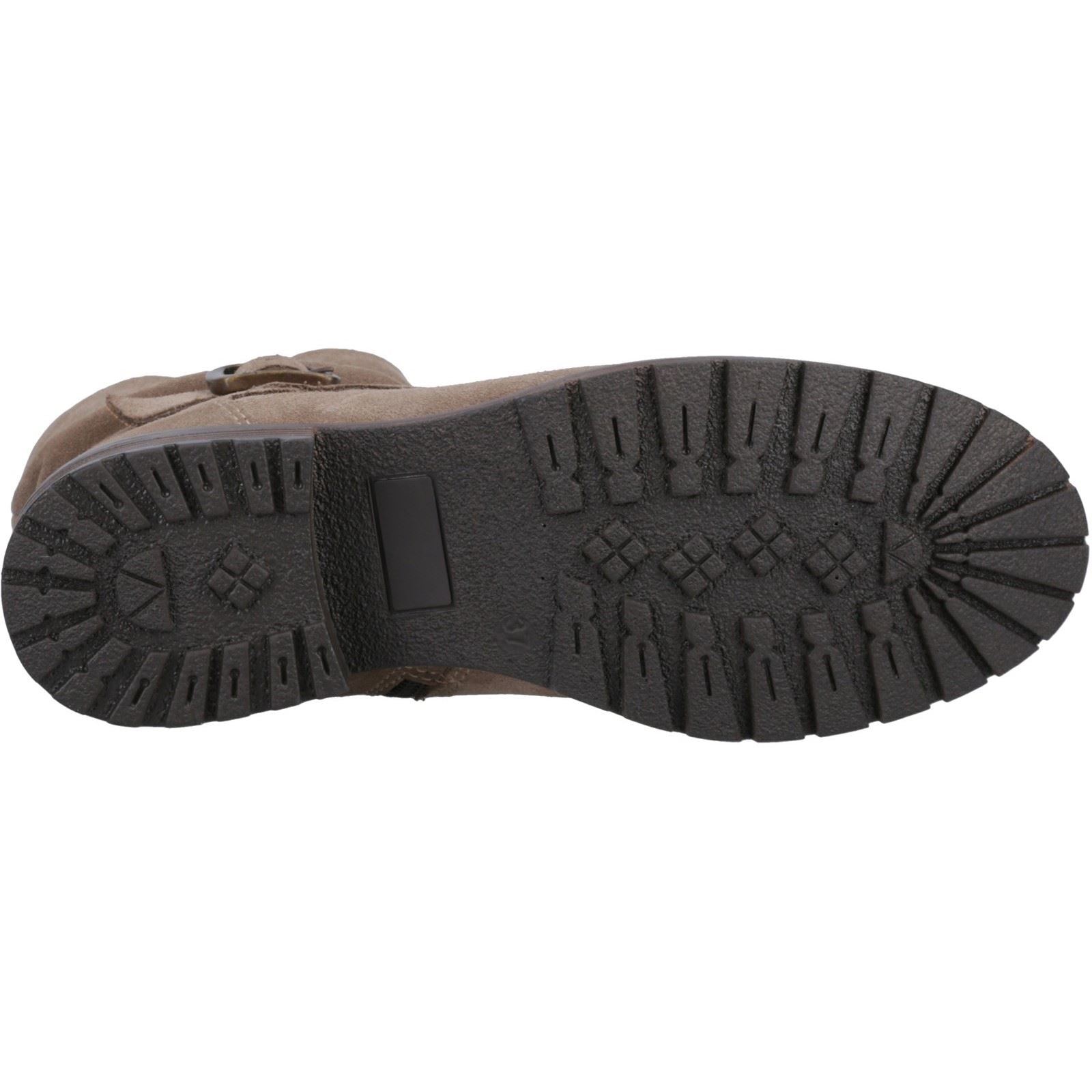 Hush Puppies Piper Bottes En Cuir Taupe Pour Femmes