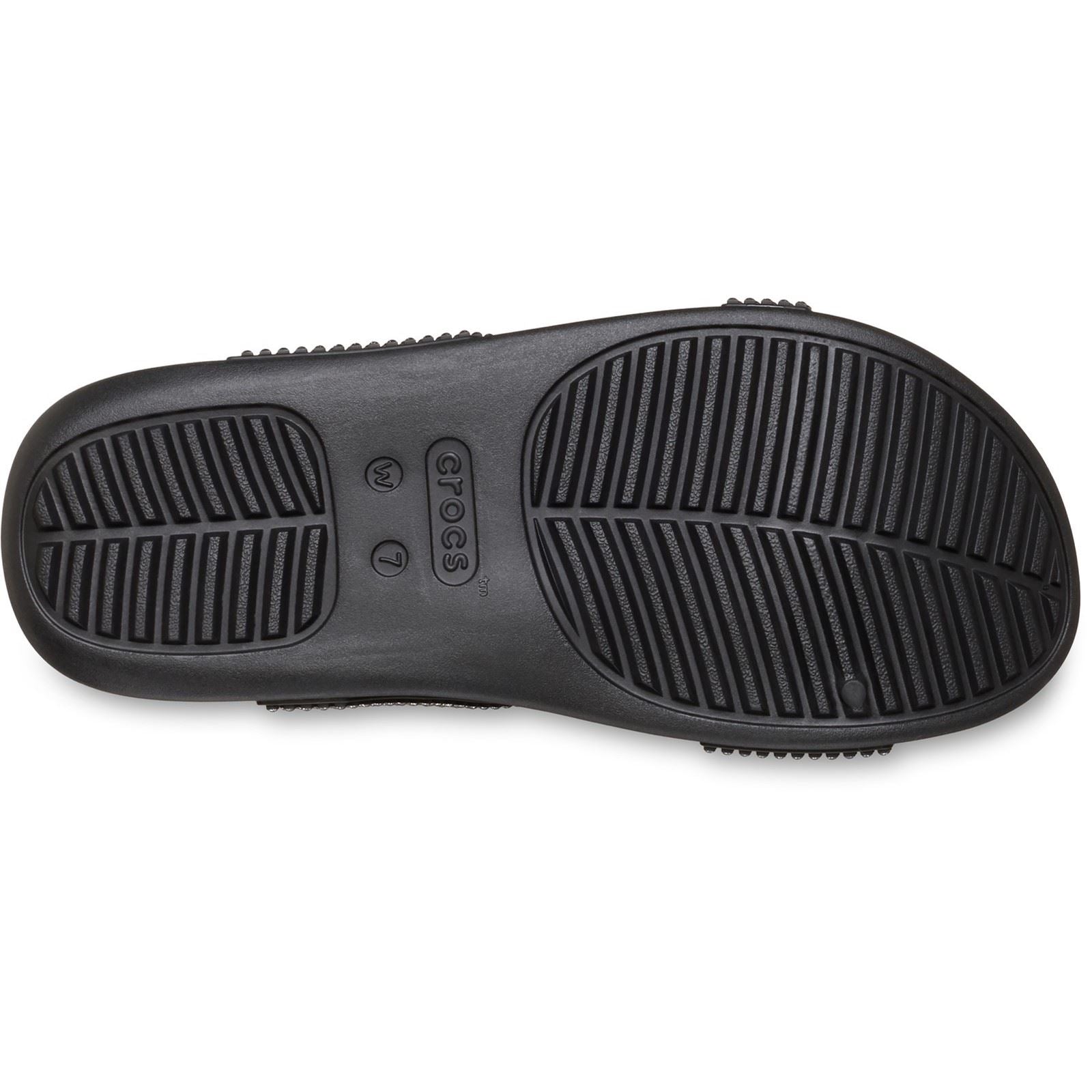Crocs Getaway Strappy Sandales Noires Pour Femmes En Eva