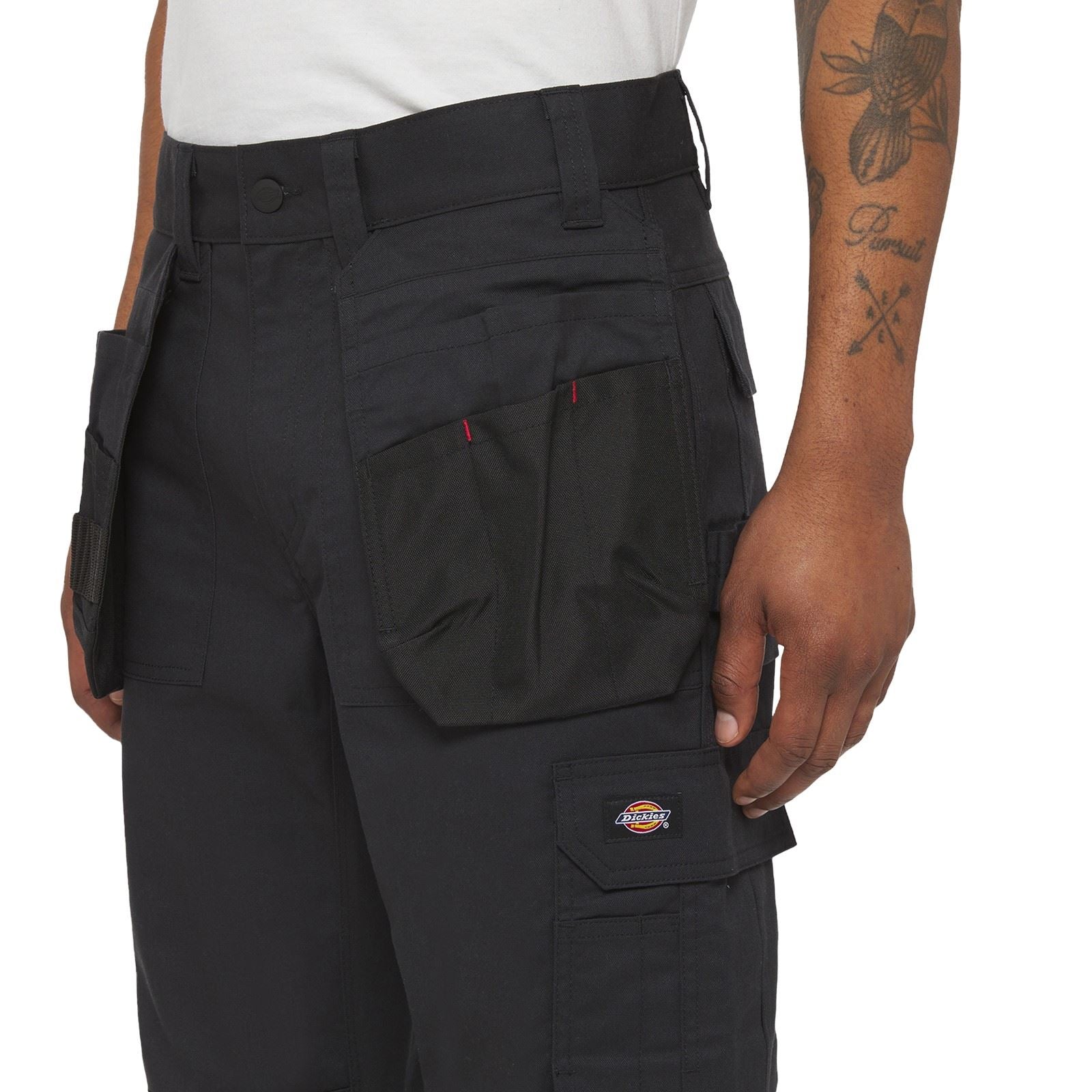 Dickies Multi Pocket Utility Pantalon De Travail Noir En Polyester Pour Homme
