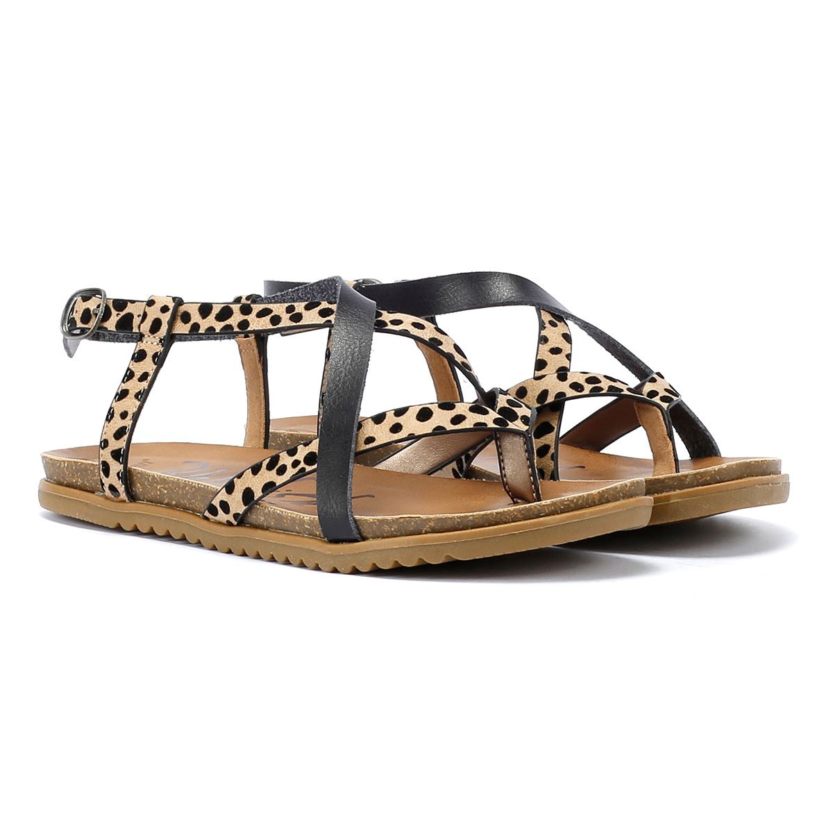 Blowfish Malibu Mirenda Sandales Léopard Pour Femmes