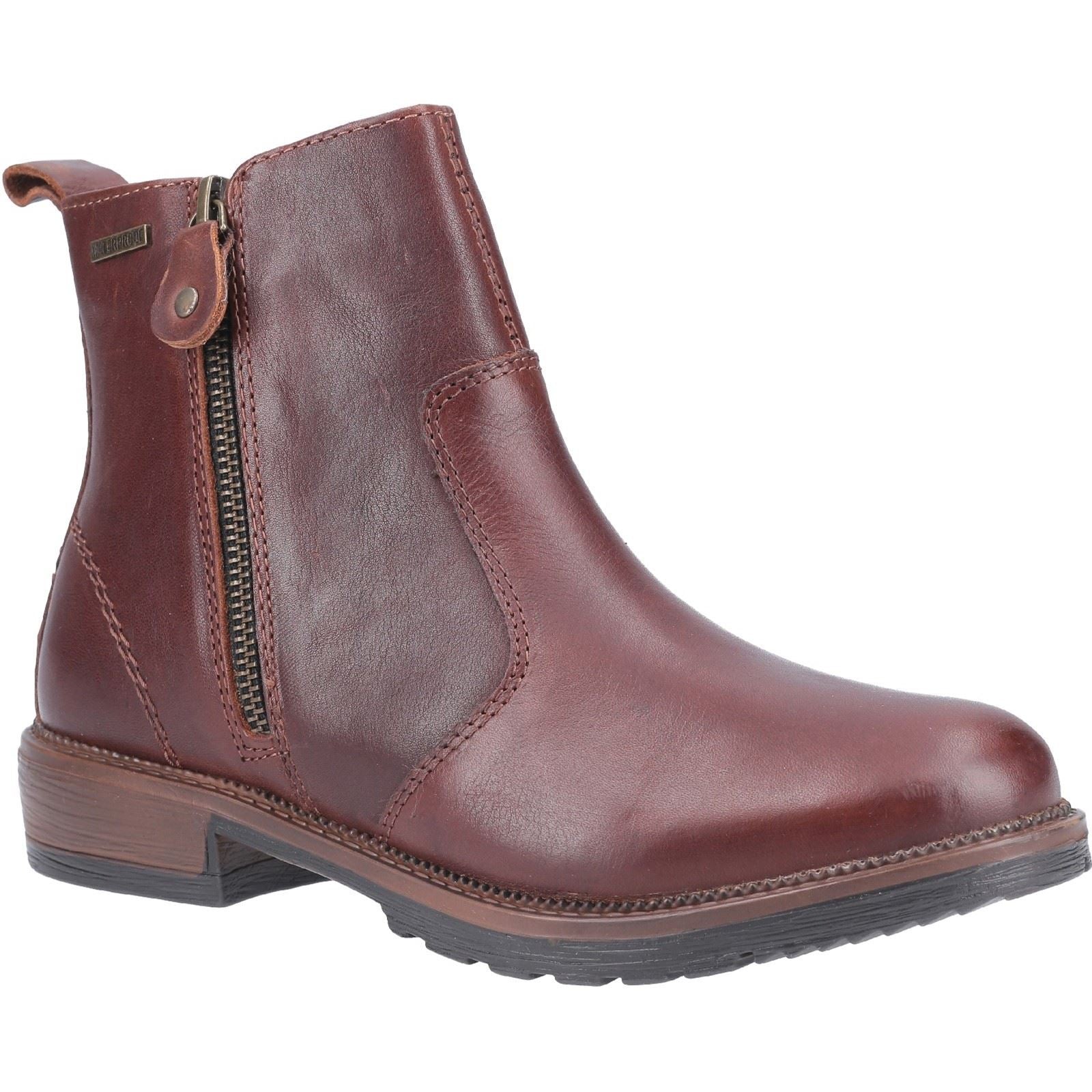 Cotswold Ashwicke Bottes Marron En Cuir Pour Femmes