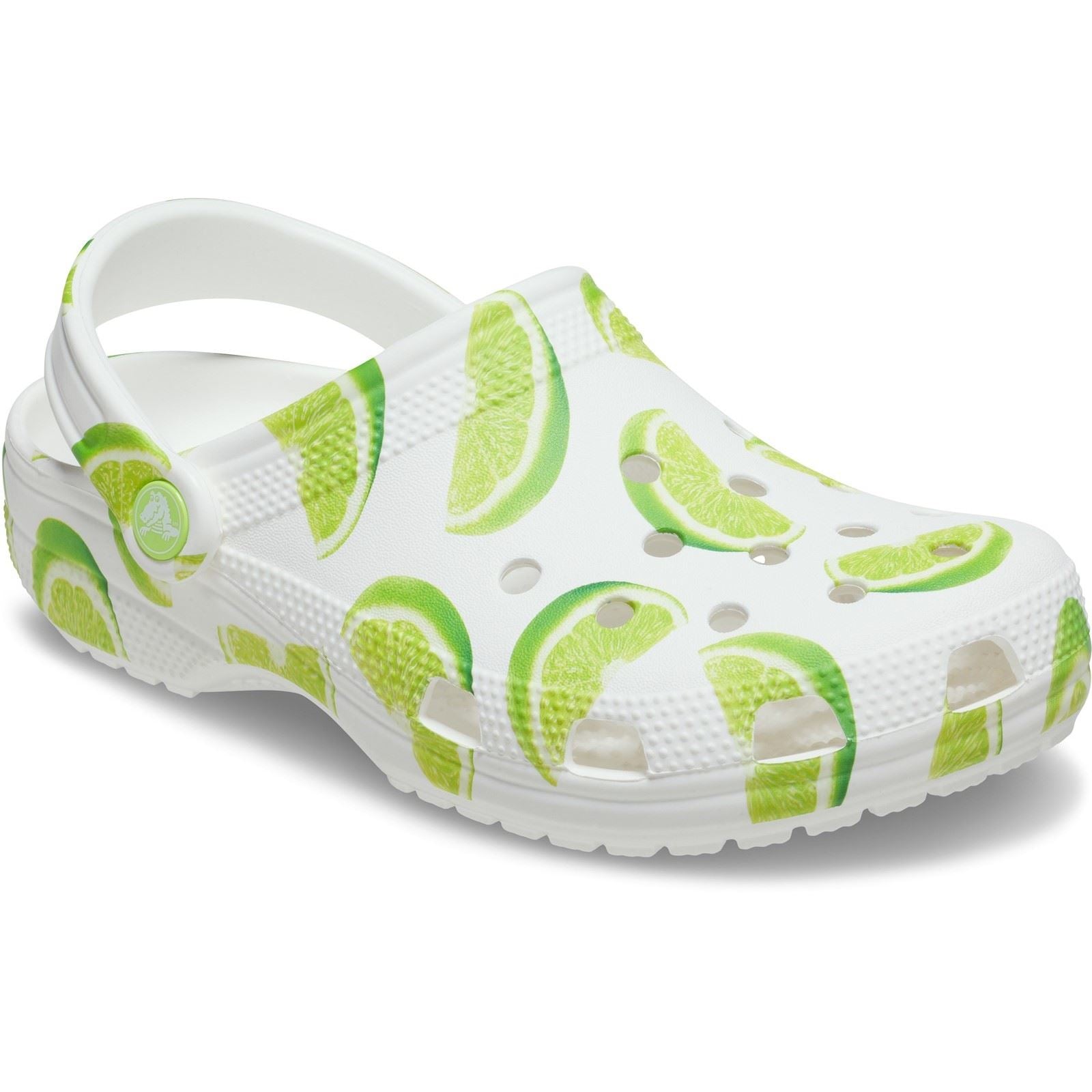 Crocs Classic Graphic Sabots En Lime Eva Pour Femmes