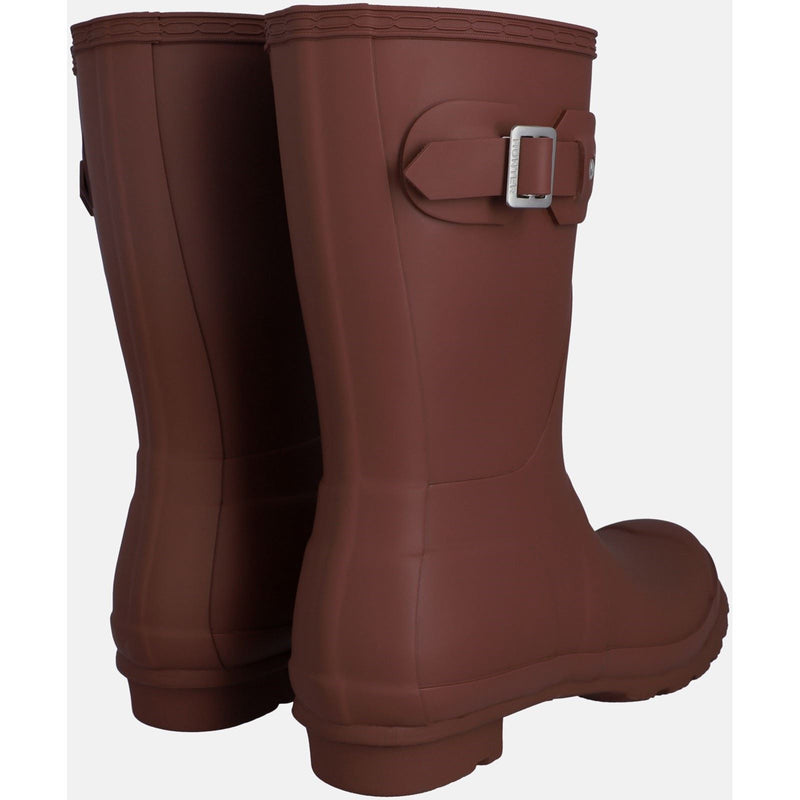 Hunter Original Short Wellington Boots Bottes En Caoutchouc Pour Femmes, Couleur Baie Discrète
