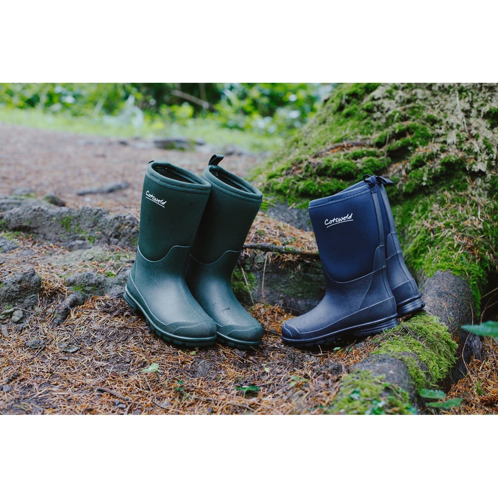 Cotswold Hilly Neoprene Tpr+neoprene Bottes En Caoutchouc Unisexe Pour Enfants En Vert