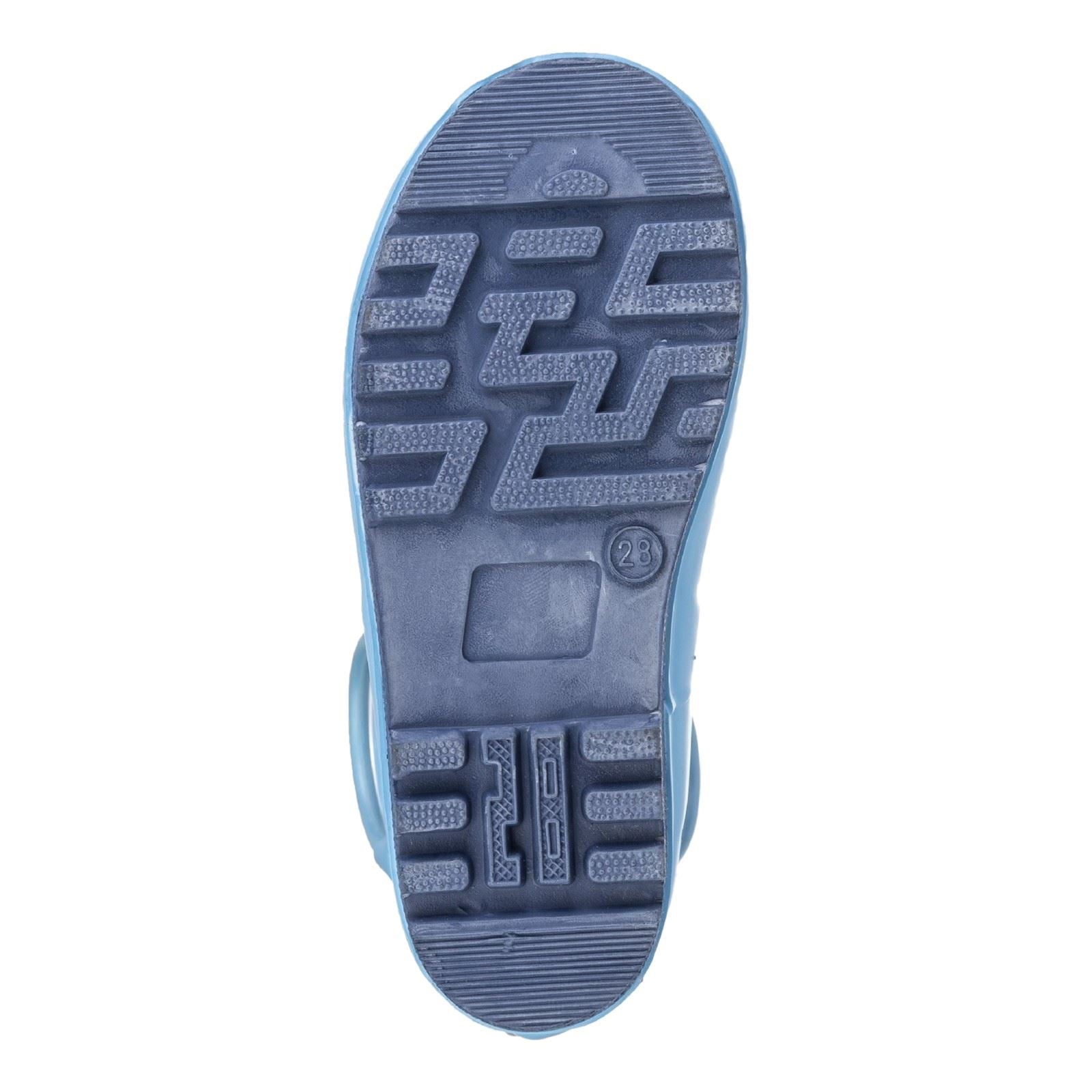 Cotswold Sprinkle Caoutchouc Bottes En Caoutchouc Bleu Foncé & Blanc