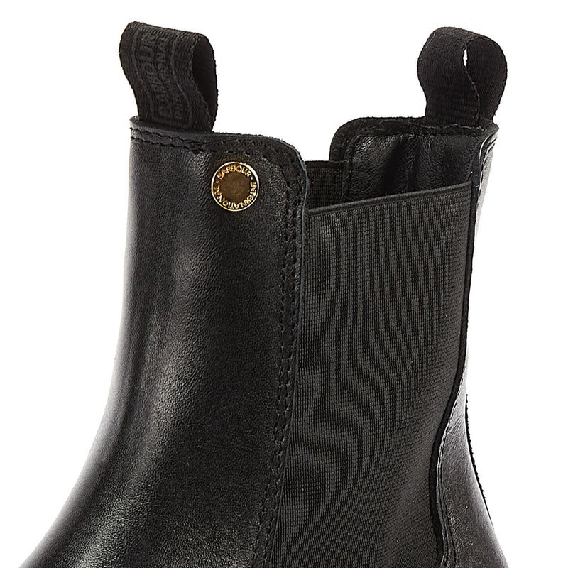 Barbour Bottes Noires Pour Femmes Bi Strada