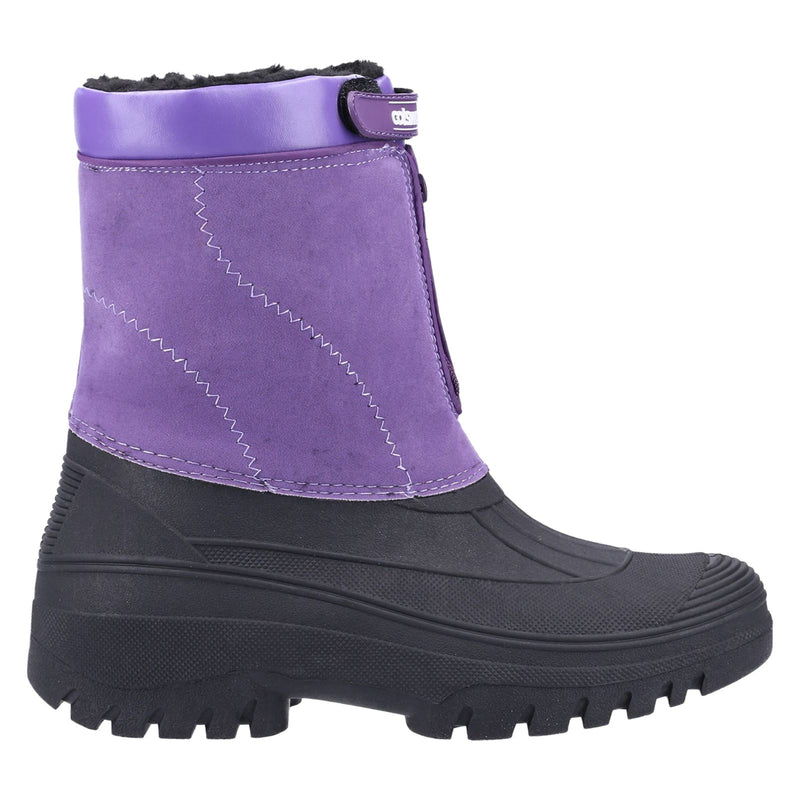 Cotswold Venture Bottes De Pluie Synthétiques Violettes
