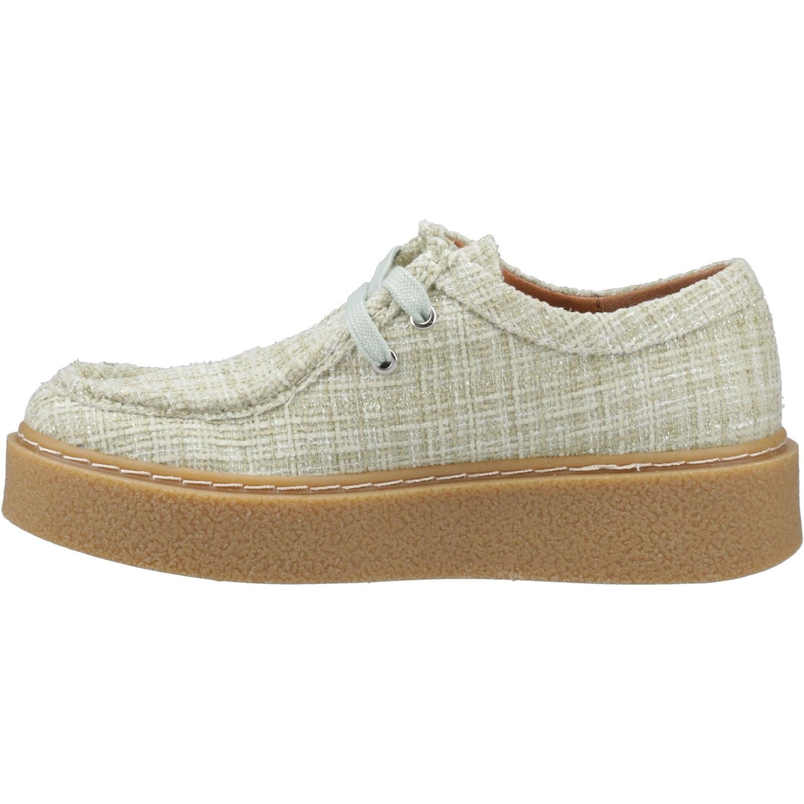 Hush Puppies Bridie Textile Chaussures Mocassins Pour Femmes En Menthe