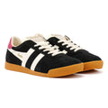 Gola Elan Baskets Noires En Daim Pour Femmes