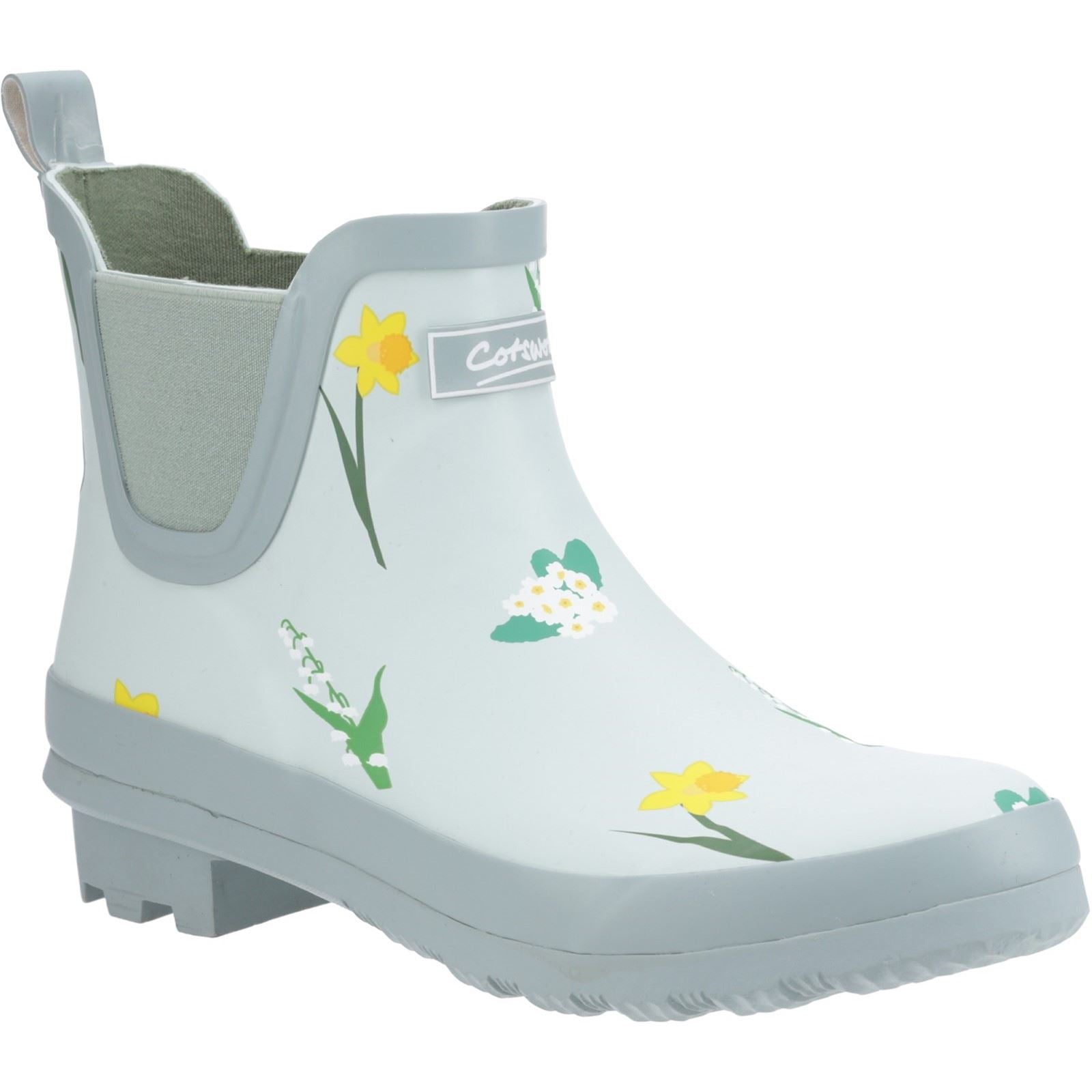 Cotswold Wildflower Ankle Bottes En Caoutchouc Pour Femme Couleur Menthe