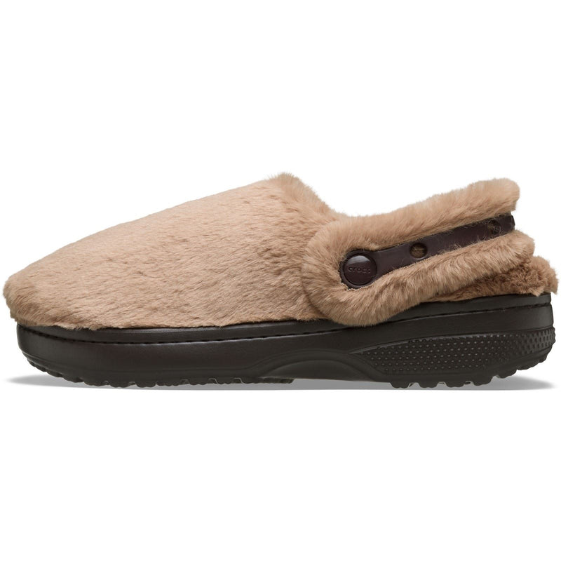 Crocs Classic Unfurgettable Sabots En Chocolat Au Lait Pour Femmes En Polyester