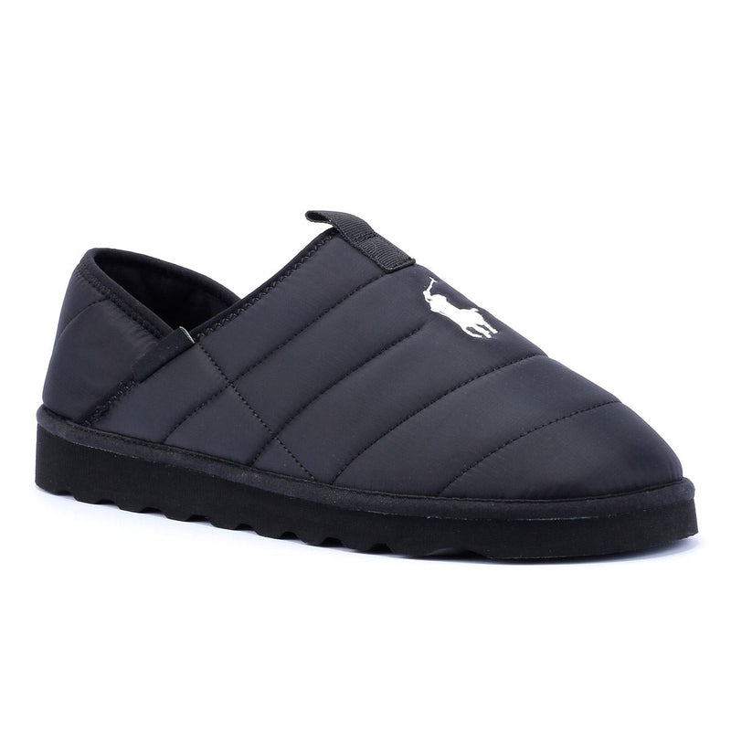 Ralph Lauren Everrett Chaussons Noirs Pour Hommes