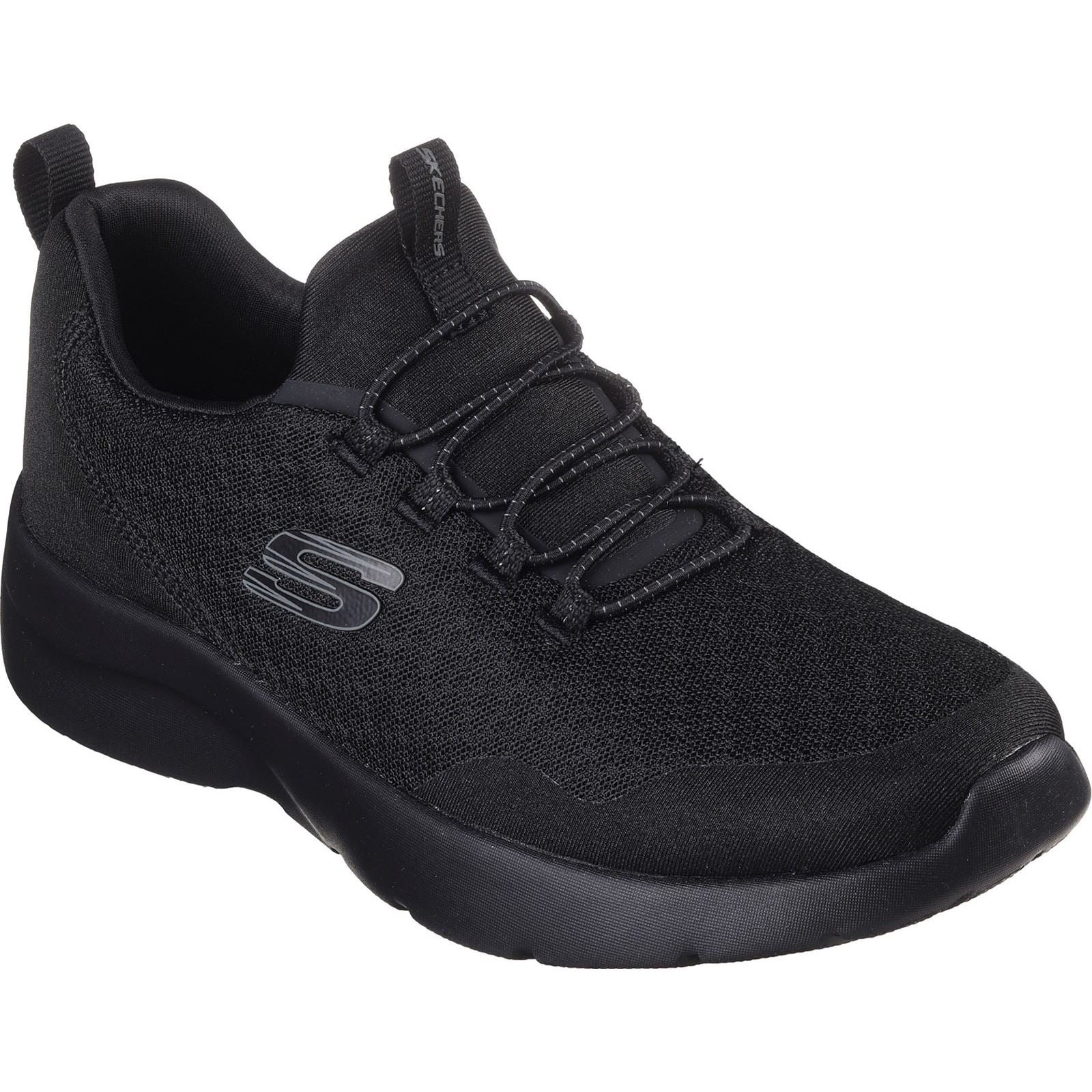 Skechers Dynamight 2.0 Real Smooth Baskets Noires Pour Femmes En Synthétique