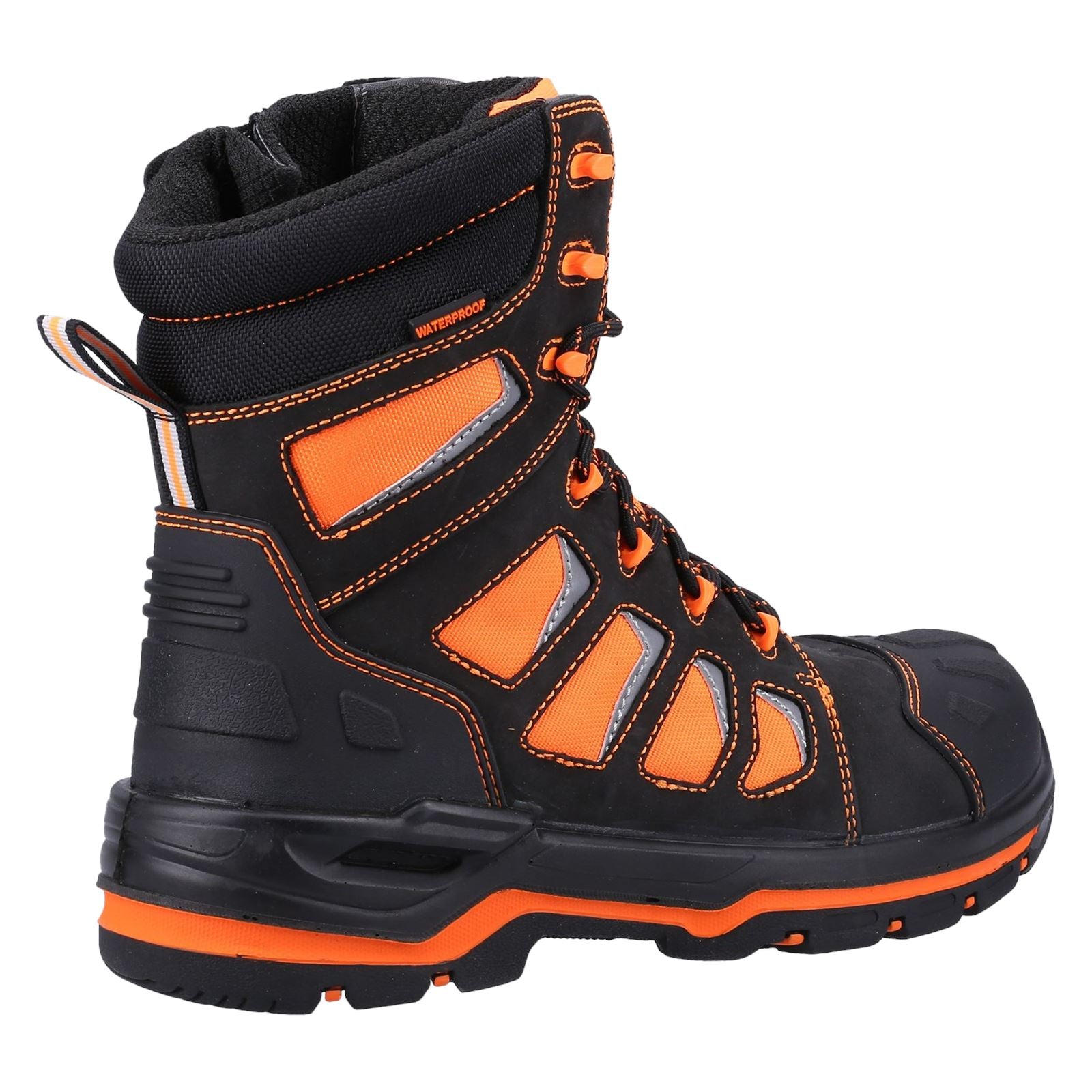 Amblers Safety  Bottes De Sécurité En Cuir Orange Beacon