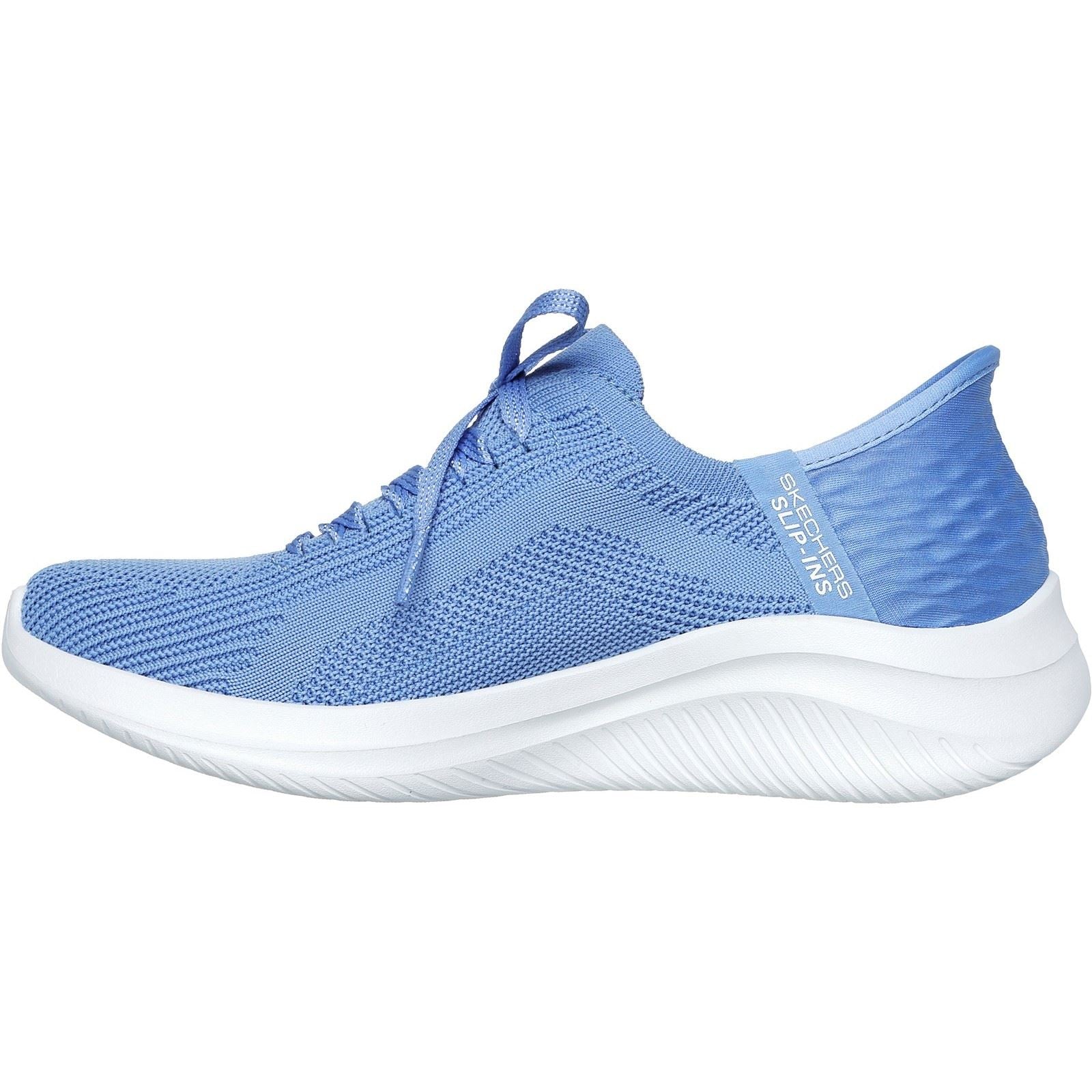Skechers Ultra Flex 3.0 Brilliant Path Baskets En Toile Pour Femmes De Couleur Pervenche