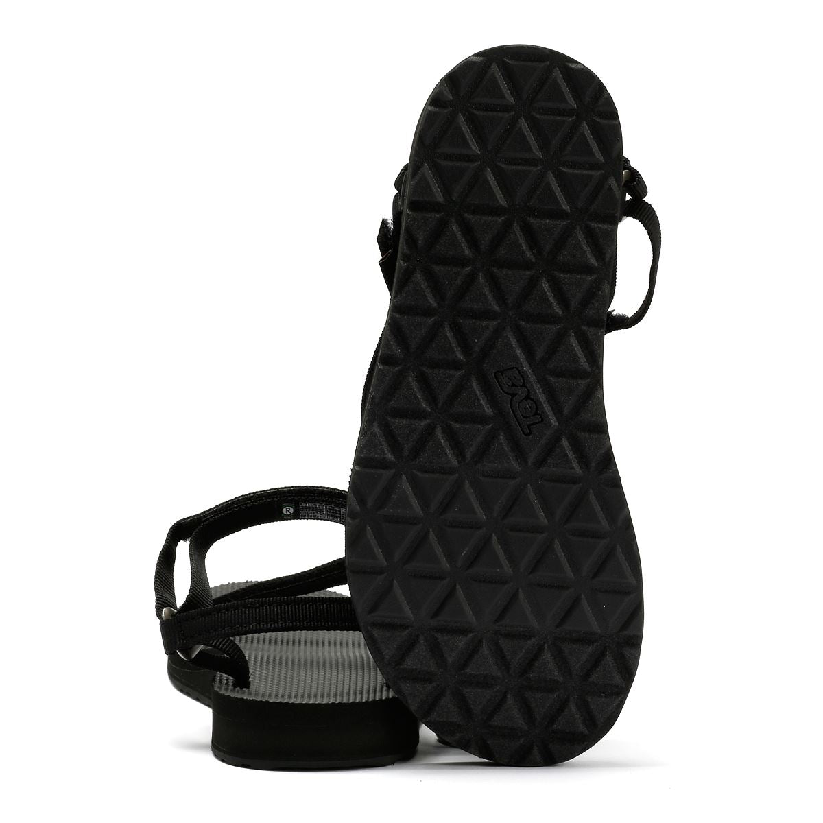 Teva Original Universal Slim Sandales Noires Pour Femmes