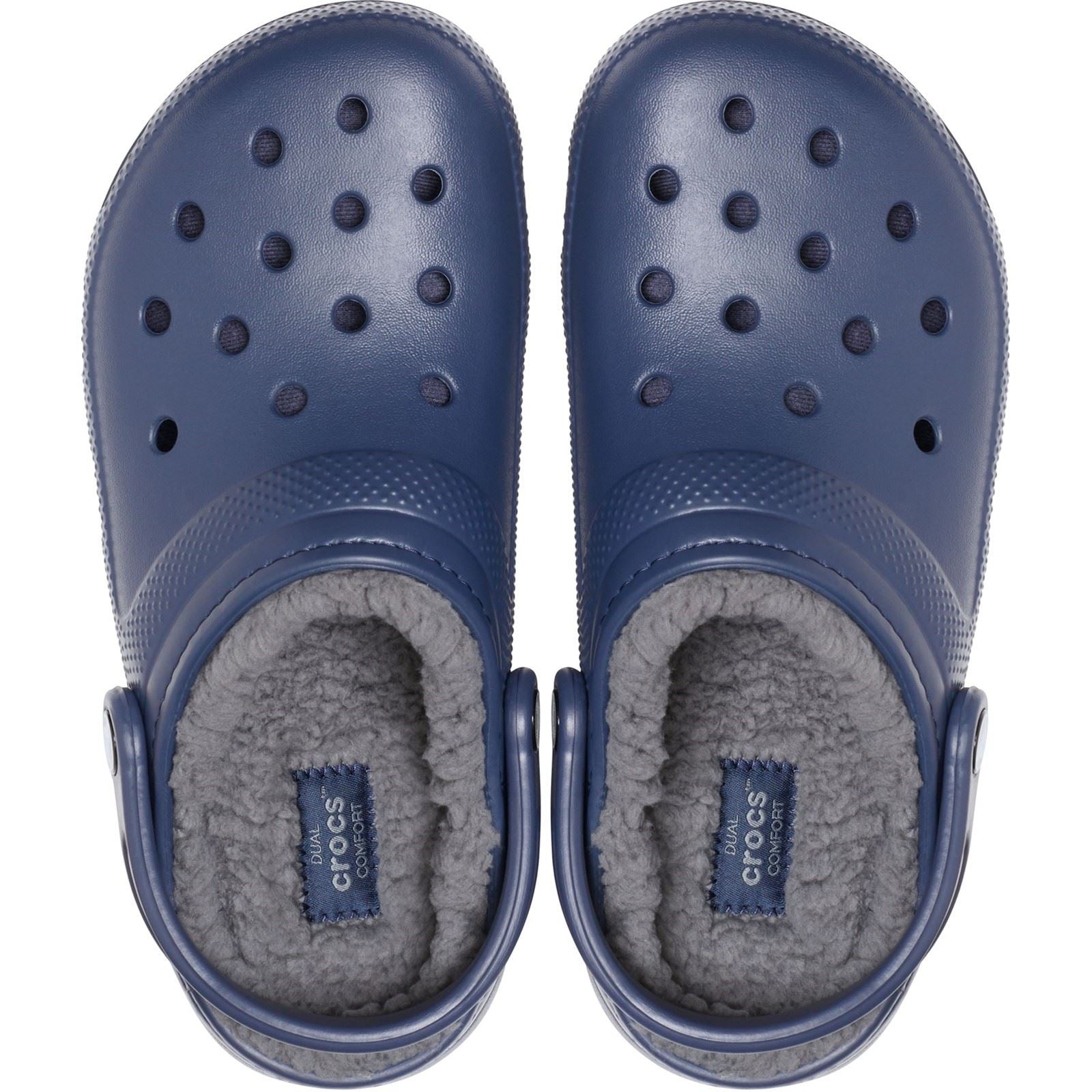 Crocs Classic Lined Crocs Classic Lined Sabots en thermoplastique marine/anthracite
