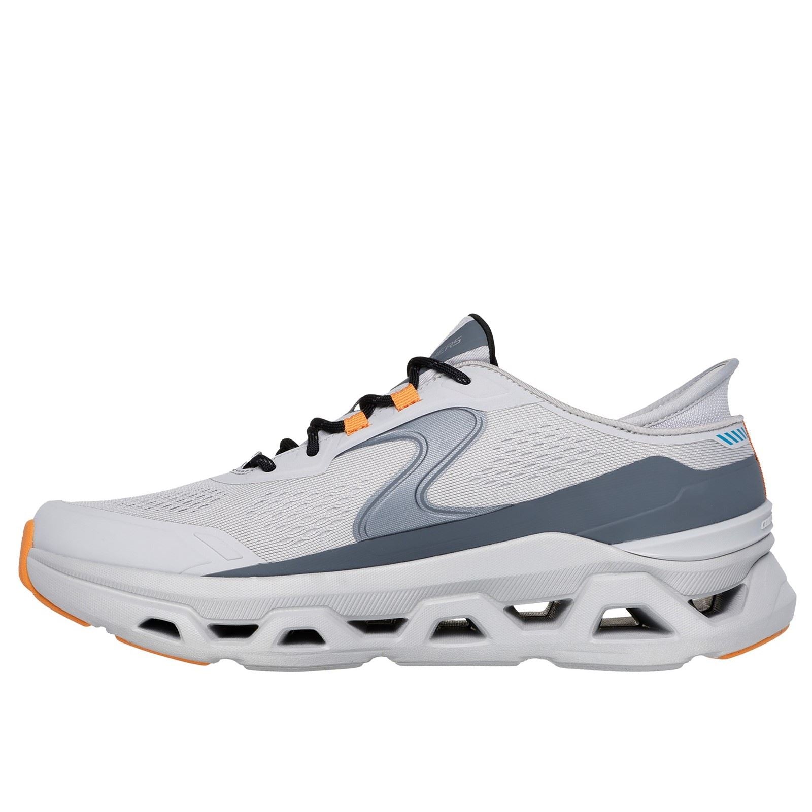 Skechers Glide-Step Altus Baskets Grises/Charbon Synthétiques Pour Hommes