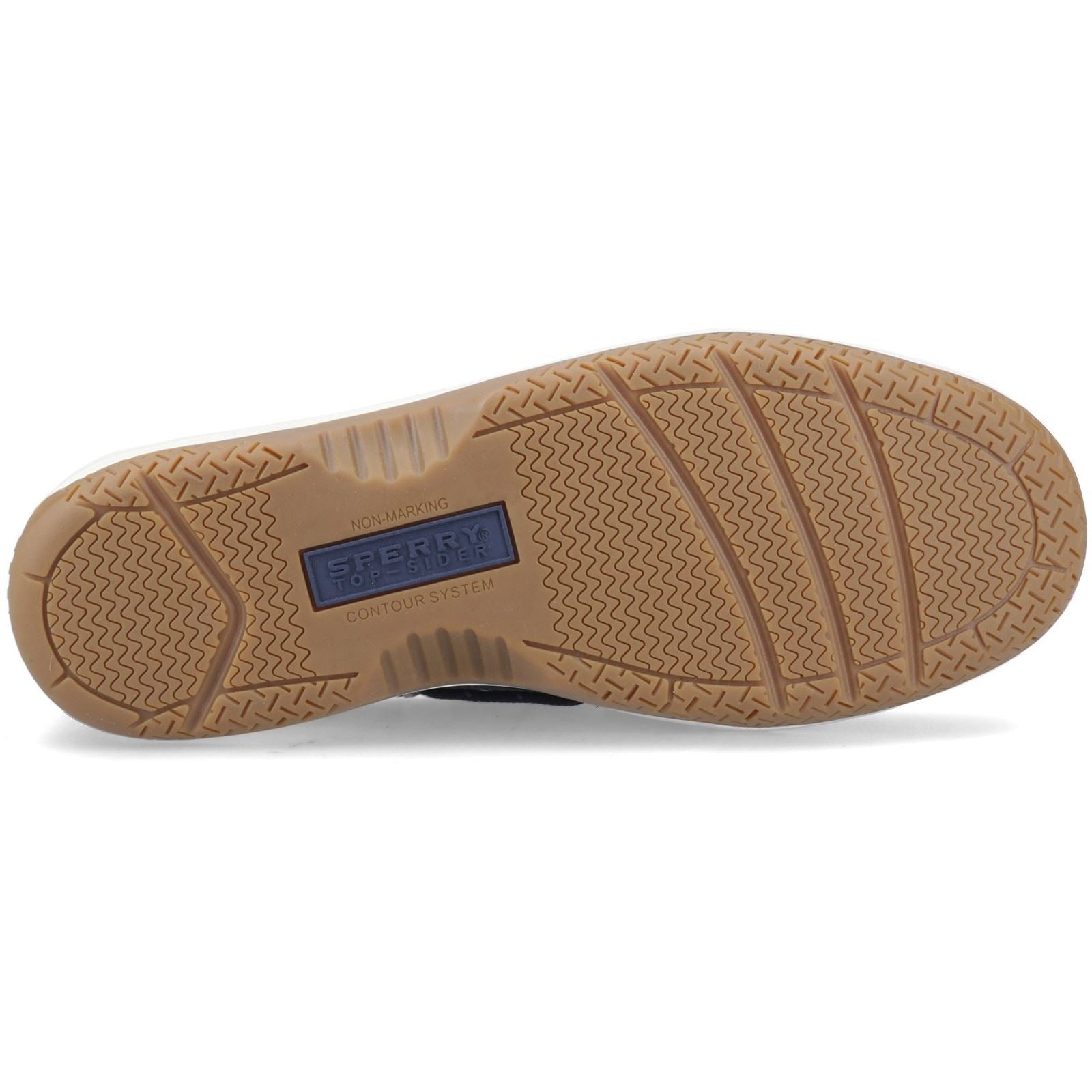 Sperry Billfish 3 Eye Chaussures De Bateau Pour Hommes En Cuir Navy