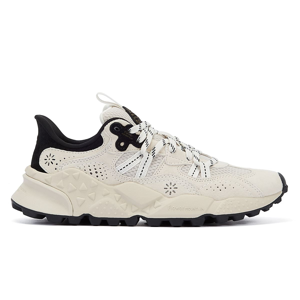 Flower Mountain Tiger Hill Baskets En Daim Blanc/Noir