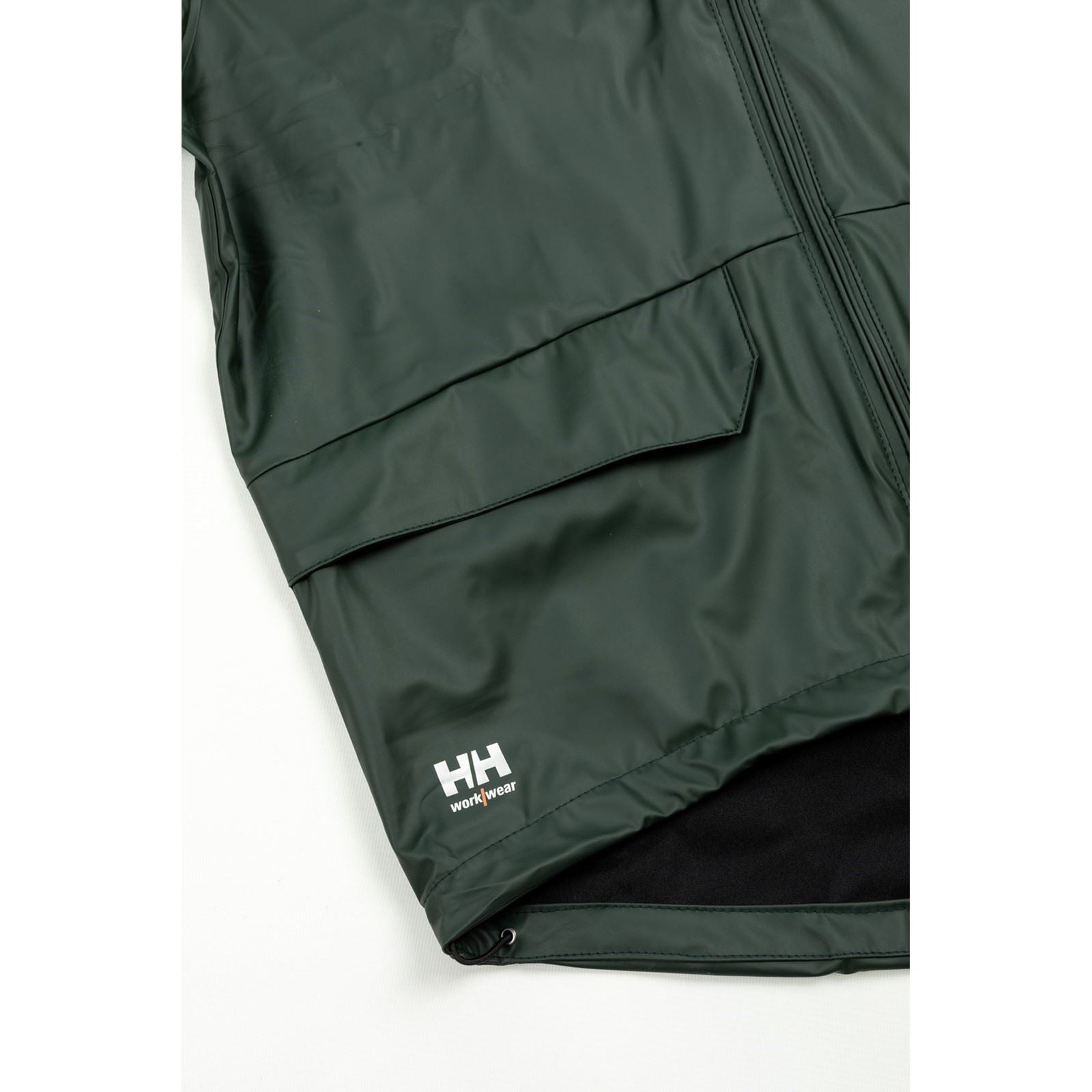 Helly Hansen Workwear Voss Veste De Pluie Verte Unisexe Pour Adultes
