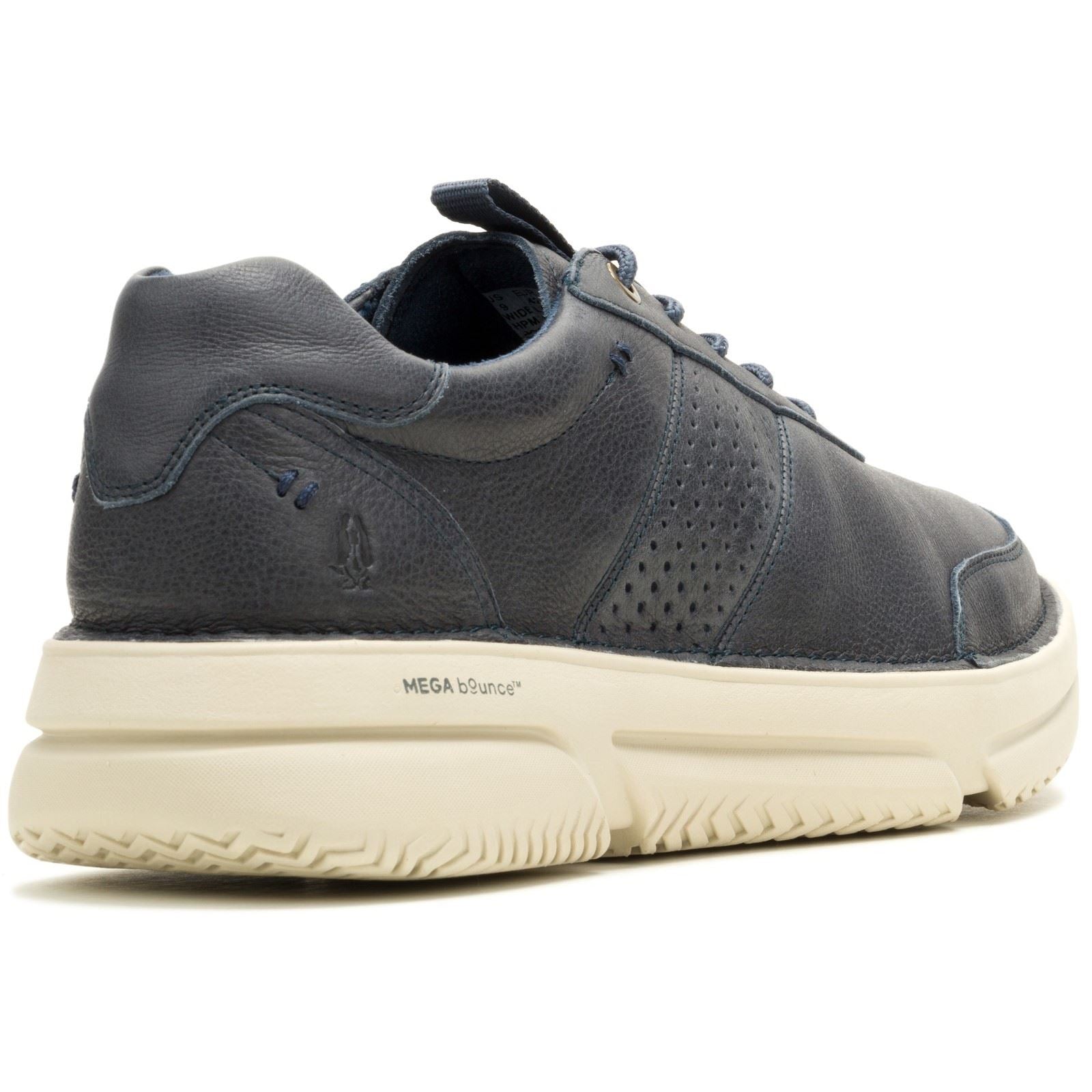 Hush Puppies Baylor Chaussures De Sport Pour Homme En Cuir Bleu Marine