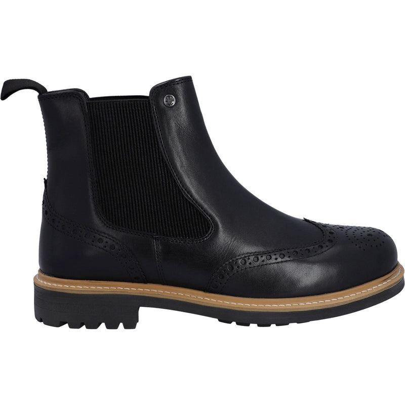 Hunter Cawdor Bottes Noires En Cuir Pour Hommes