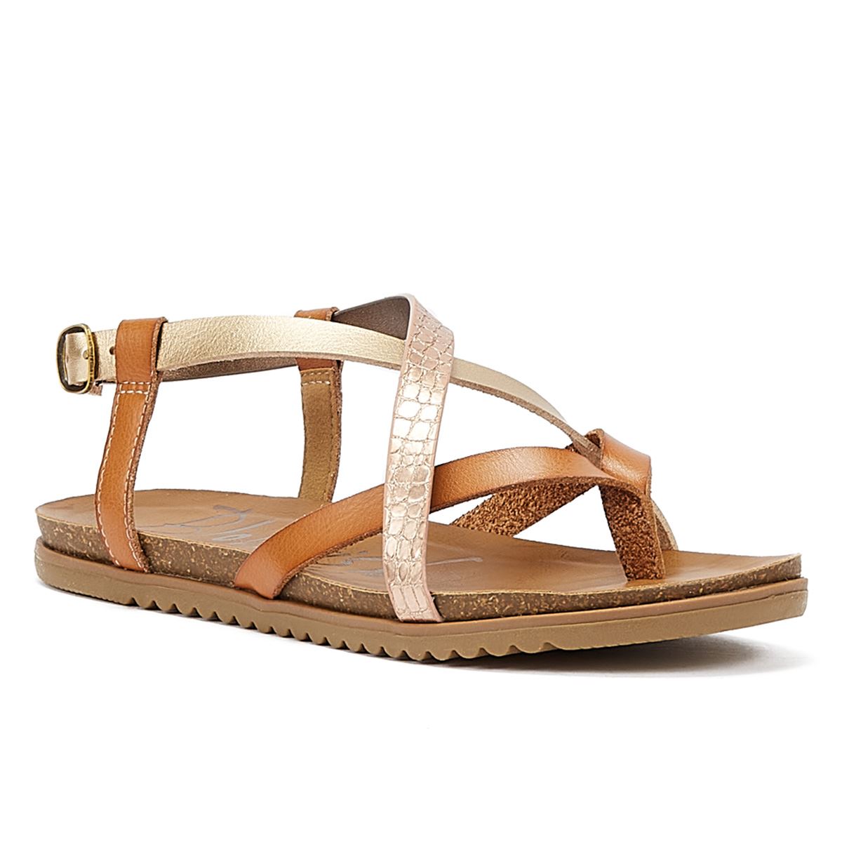 Blowfish Malibu Mirenda Honey Multi Strap Sandales pour femmes Beige