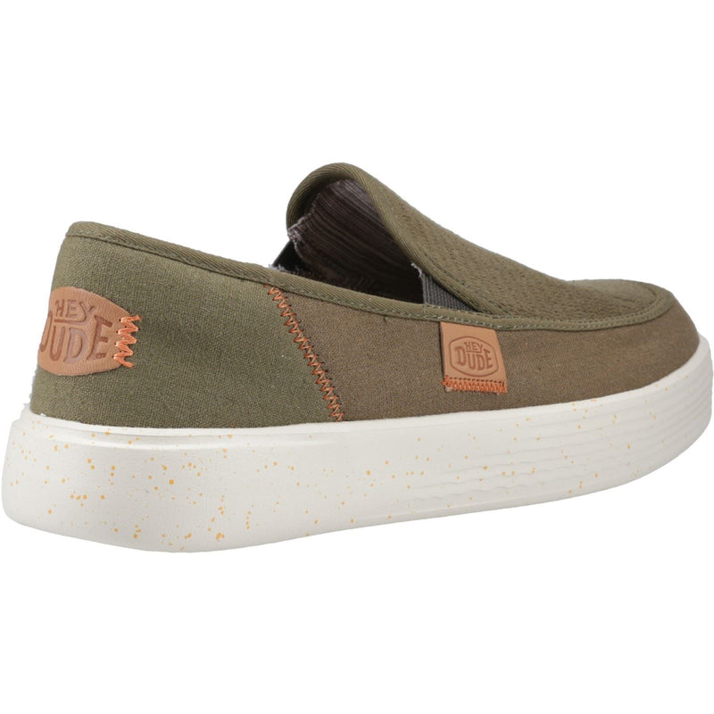 HEYDUDE Sunapee Coastline Mocassins Olive Pour Hommes