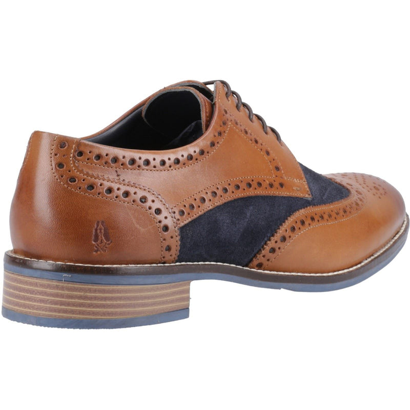 Hush Puppies Dustin Chaussures Bateau Pour Homme En Cuir/daim Marron/marine