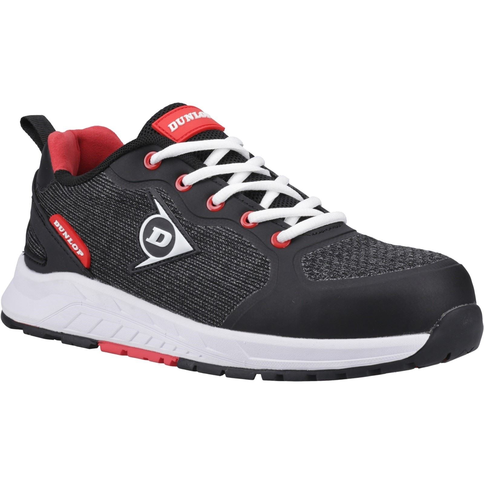 Dunlop T-Max Baskets De Sécurité Noir/Rouge Pour Hommes En Textile