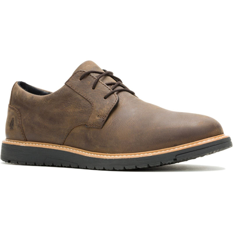 Hush Puppies JENSON MUDDY RIVER Chaussures Oxford Marron En Cuir Pour Hommes