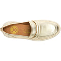 Hush Puppies Joy Penny Chaussures Loafers Pour Femmes En Cuir Champagne