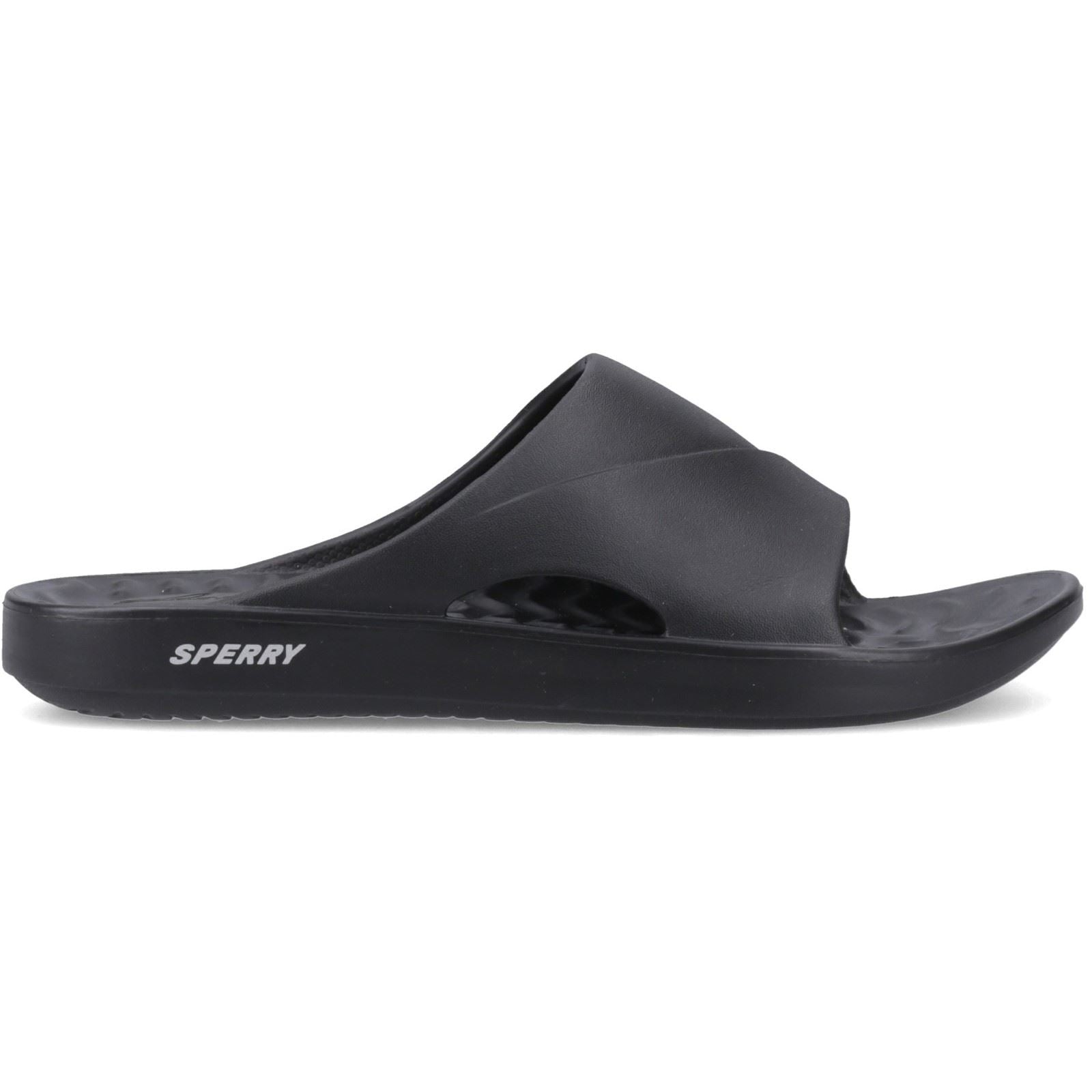 Sperry Flow Moulded Claquettes Noires Pour Hommes En Eva