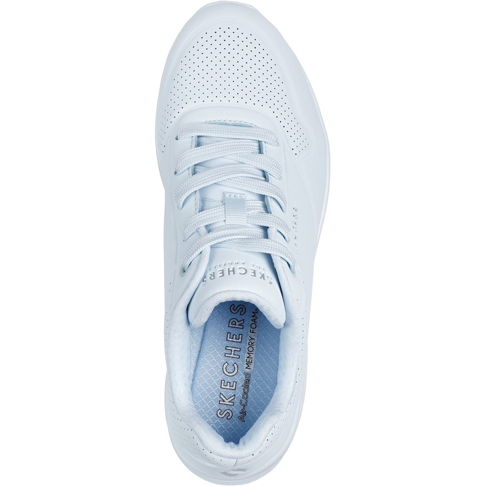 Skechers Uno Stand On Air Sneakers En Jean Clair Pour Femme En Polyuréthane